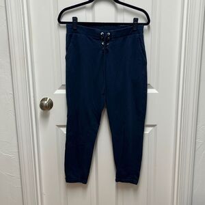 Lace-Up Navy‎ Joggers